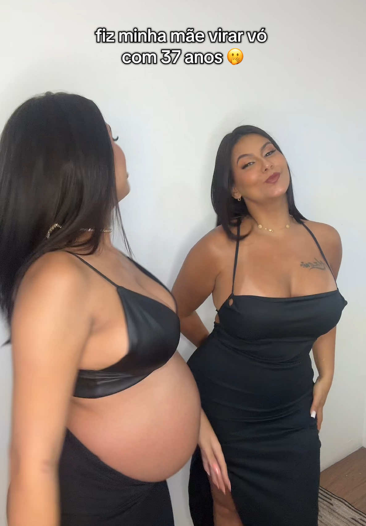 Fiz minha mãe virar avó com 37 anos 🤣 #maeefilha #foryou #gravidez #maternidade 