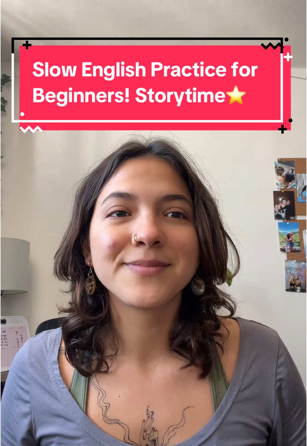 A little gossip about my day yesterday💗 Another Beginner Podcast! Try and listen without reading the subtitles! Challenge yourself… Hope you learned some new vocabulary, subscribe to my YouTube channel for more!✨ #englishpractice #englishlistening #englishteacher 
