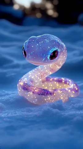 Live wallpaper 4k 2025 - Anime Winter Crystal Snake - Creating Magical New Animals #wallpapers #wallpaper #livewallpapers #4k #2025 #fyp #aivideo #crystalsnake #snake #animalwallpaper  #midjourneyart #midjourney #bioluminescent #serene #klingai