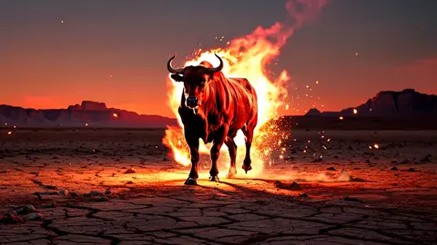 #touro#ia#fogo#fera#viralvideos #livewallpaper #fantasy 