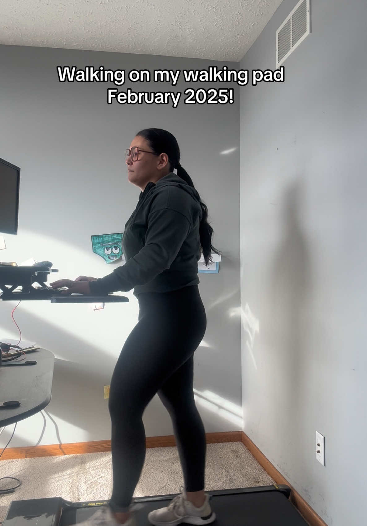 I’m tellin yall if you have a desk job get a walking pad! #fyp #walkingpad  #gamechanger #thenvsnow #Fitness