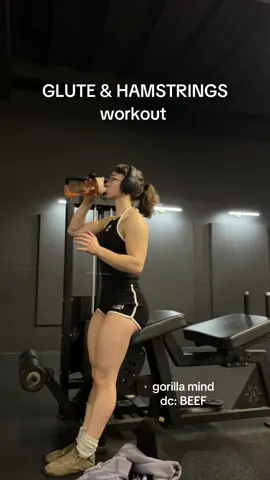 Glute & hamstring workout #GymTok #workoutroutine #workout 