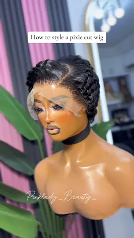 Pixie cut wig #PixiePerfection#ghanatiktok🇬🇭 #foryoupage❤️❤️ #nigeriantiktok🇳🇬 #wigstyling 