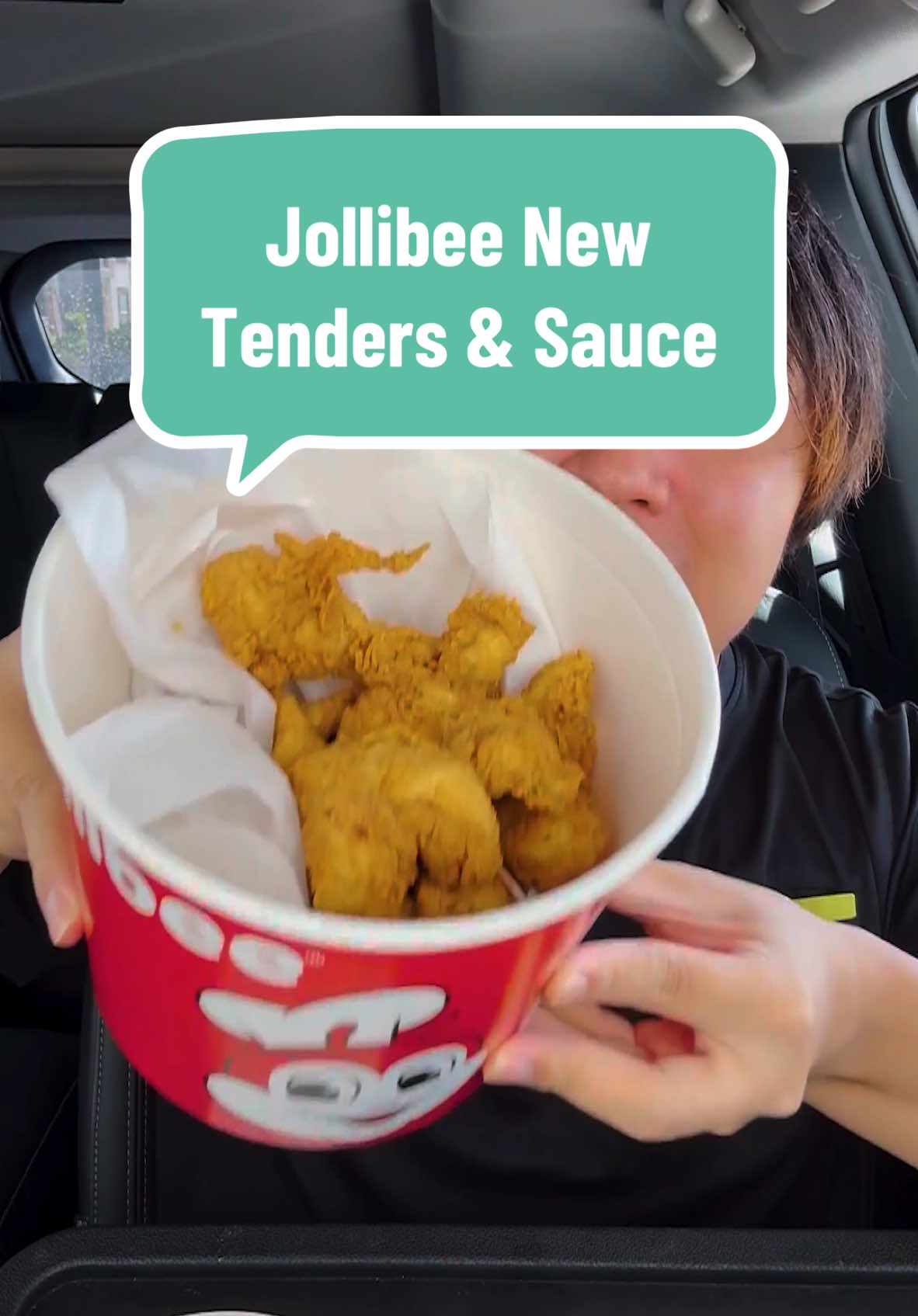 Trying Jollibee New Chicken Tenders and Sauce for a Food Review! How does it taste? 🍗 #waynedang #foodcritic #foodreview #mukbang #fastfood #FastFoodReview #jollibee #jollibeetiktok 