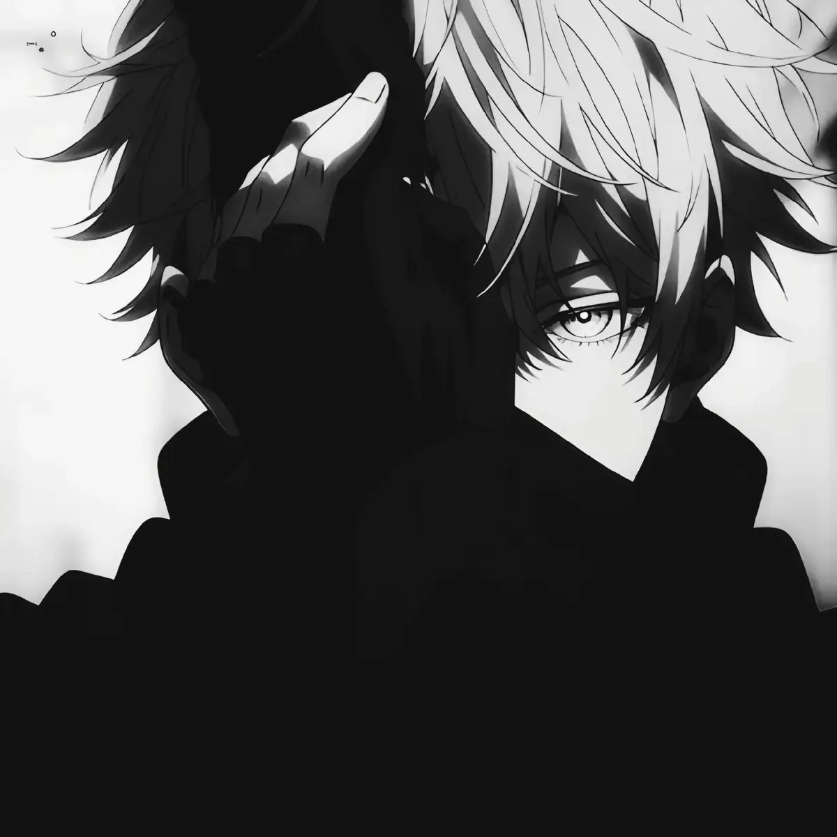 In the shadows, anime speaks louder than words. 🖤✨ #darkanime #darkanimevibes #animeaesthetics #shadowanime #animevibes #animemood #animestyle #blackandwhite #blackanimeart #fyp 