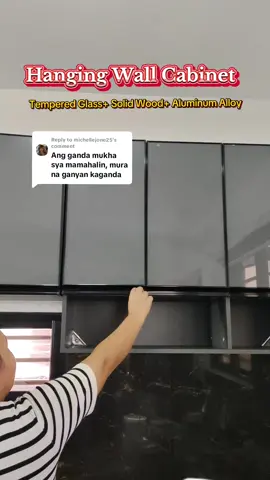 Replying to @michellejone25 yes miii ang ganda nito. #cabinet #kitchencabinets #KitchenHacks #storagecabinet #cabinets #hangingcabinet #wallcabinet 