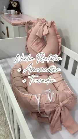 Ninho Redutor, Almofada de Amamentação e Trocador com Capa Plástica Impermeável por R$175,90.  #achadinhosshopee #ofertasexclusivas #vendasonline #ninhoredutordeberço   #Shoppe  Link na BIO 👆  Boas Compras 🛒 🛍 