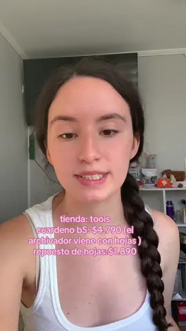 lo mejor es que el repuesto de hojas hay de distintos tipos! cuadros, lineas, en blanco y puntos. ! @Tiendatoois #fyp #chile #paratiiii #contentcreator #vregion #girls #tips #datos #universidad #cuadernos #colegio 