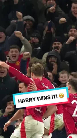 Nothing quite like a late-winner 😍 #MUFC #ManUtd #HarryMaguire #Maguire #FACup #OldTrafford 