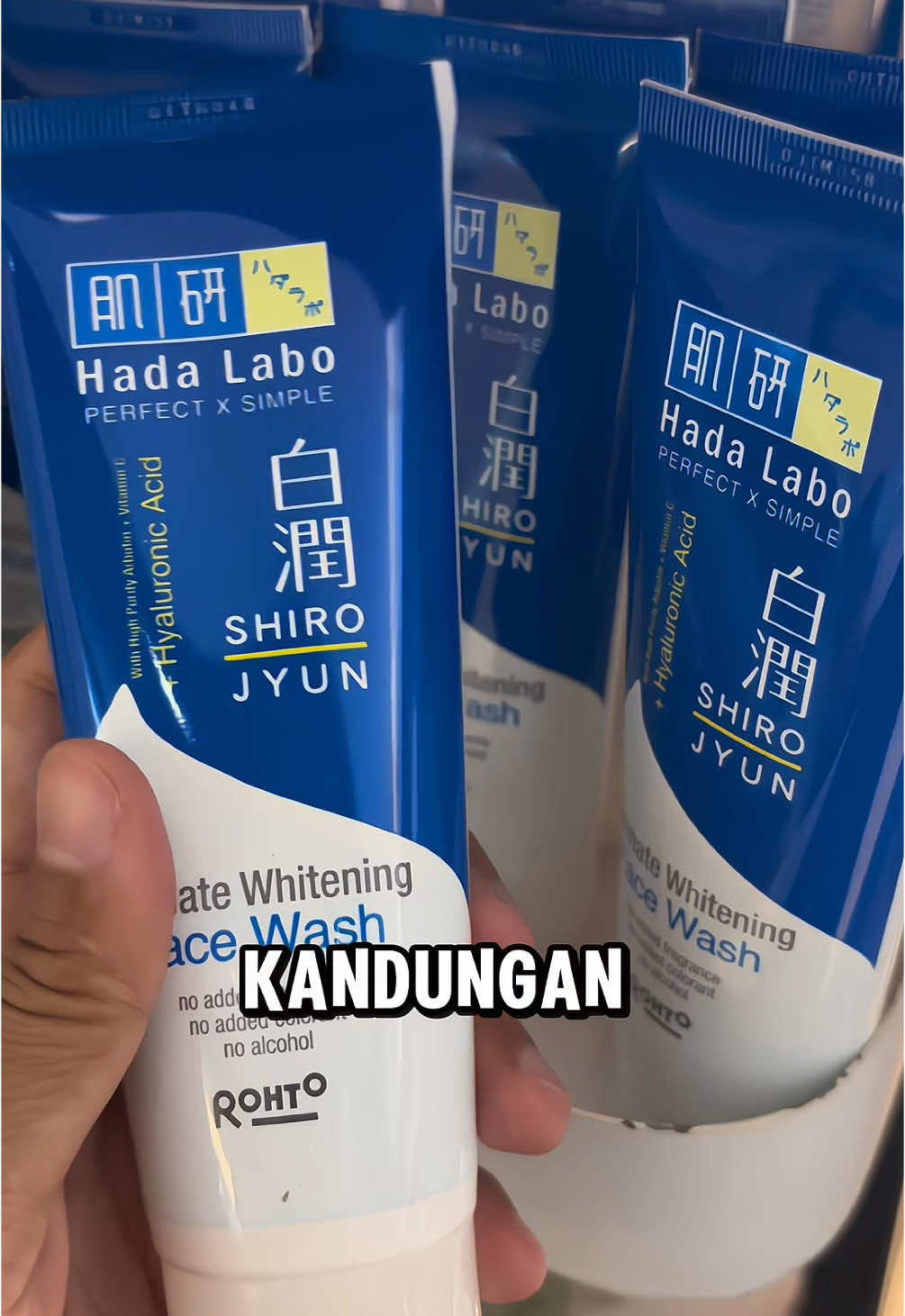 Membalas @arrow hadalabo shiro jyun cocok buat yg wajah nya cenderung kusam, beb ini ada 2 ukuran ya jangan sampai salah pilih #hadalabo #hadalaboshirojyun #hadalabocantikglow #skincareroutine #shirojyun 
