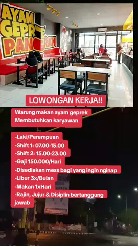 DAFTARKAN diri anda jika anda tertarik  #fyp #lowongan #lowongankerja #lowongankerja2024 #ayam 
