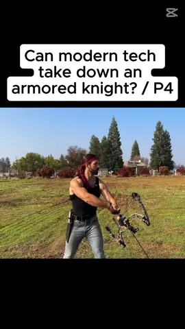 Can modern tech take down an armored knight #archery #shooting #bow #bowhunting #arrow #foryoupage 