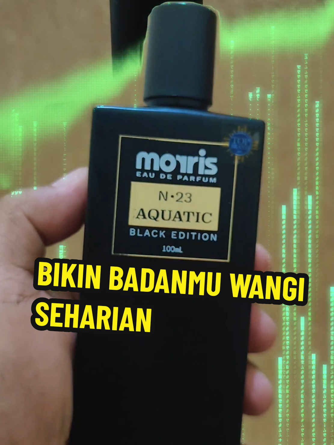 Rekomendasi parfum mewah dengan harga sangat terjangkau. Bikin badanmu wangi seharian.  #parfum #parfumviral #parfumereccomended #parfummurah #parfumcowok #morris #morrisindonesia #morrisblackedition #morrisblackeditionaquatic 