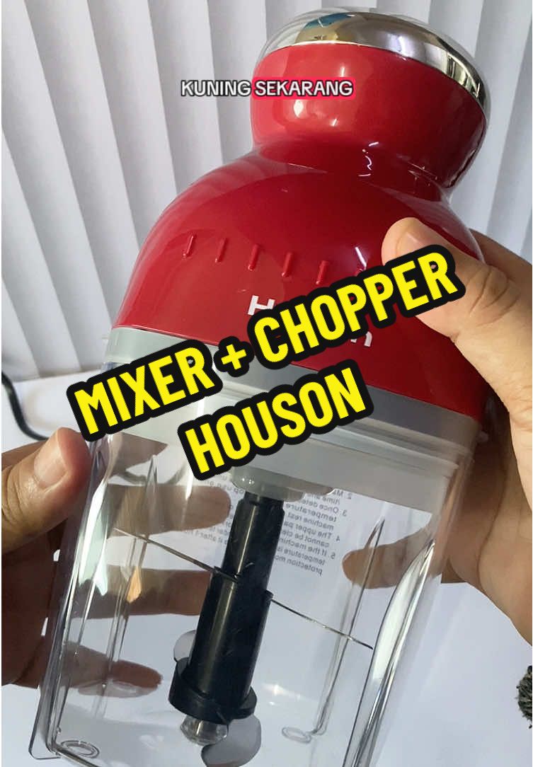 Mak2 mesti suka benda function mcm nie. Xyah pening dah nak beli asing2. Nak blend kering boleh basah pun boleh 😍 #blender #houson #mixer #chopper #murah 