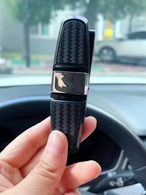 2-piece glasses holder suitable for car sun visors, sunglasses glasses holder with ticket clip