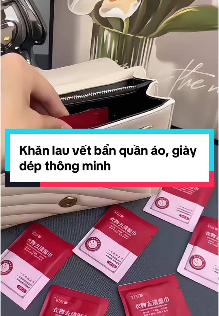 Khăn lau vết bẩn quần áo, giày dép dùng một lần #giadung #giadungthongminh #giadungtienich #khanlauquanao #khanlautayvetban #khanlaugiay 