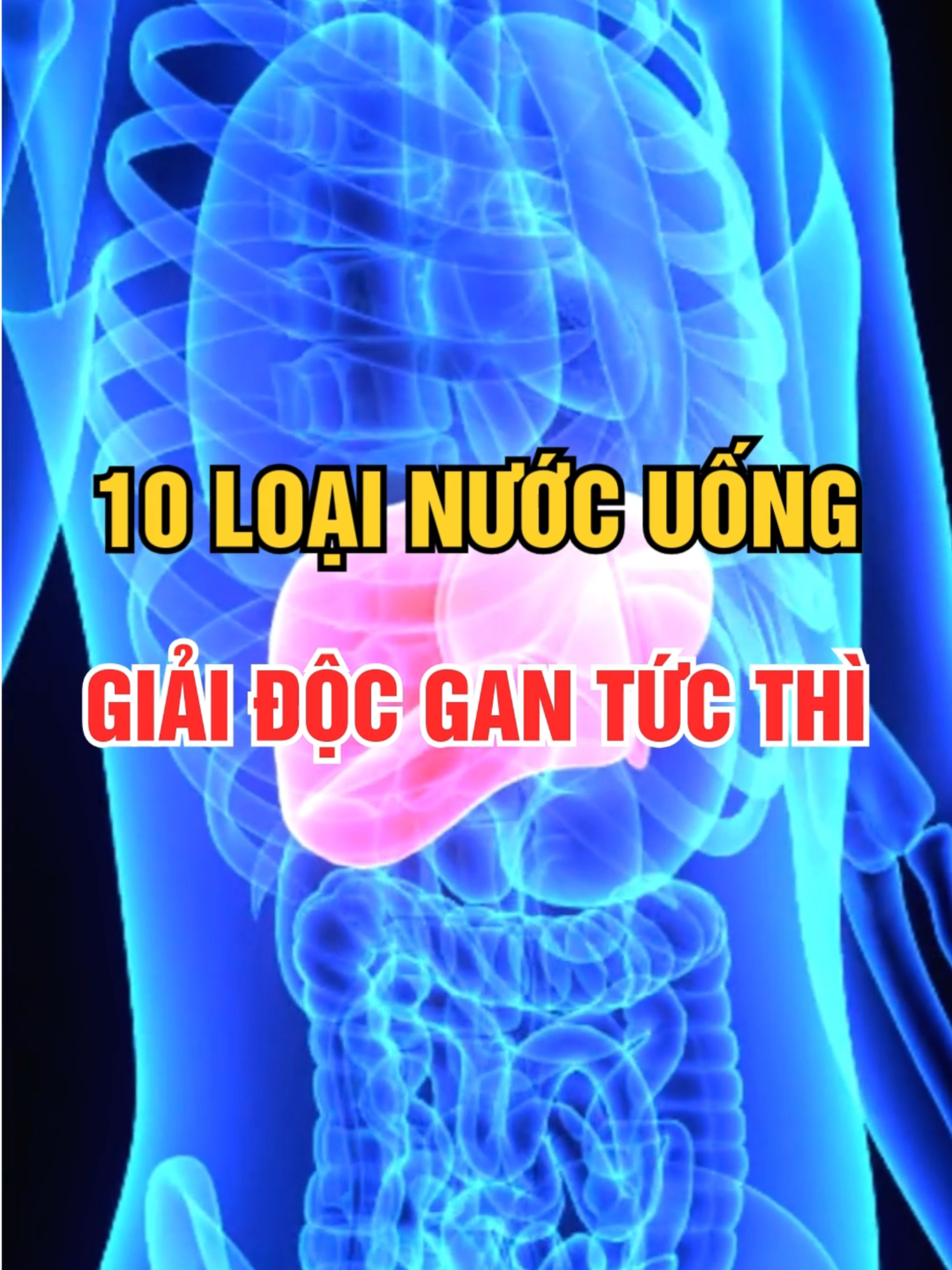 10 Loại nước uống giải độc gan tức thì #thaidoc #thaidocgan #songkhoemoingay