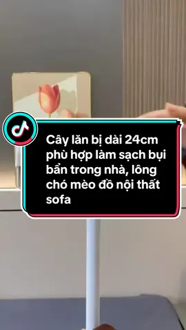 Cây lăn bụi sàn nhà dài 24cm dụng cụ lau sàn giúp sạch bụi tiết kiệm thời gian quét dọn, lăn loing thú cưng hoặc ghế sofa tiện lợi #caylanbui #giadungthongminh #giadungtienich #giadungtienloi #xuhuong 