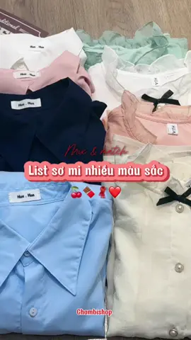 Sơ mi nhiều màu xinh xỉuuu 😜#ThanhThoiLuotTet #chambishop #xuhuong #tet2025 #aodai #chambishop #xuhuong #trending #summerhaul #xh #viral #LearnOnTikTok #review #review #thoitrangnu #outfit #outfits #unbox #phoido #capcut #grwn #oufitidea #summervibes #babydoll #dailyoutfit #outfitdate #TrendinginGuardian 