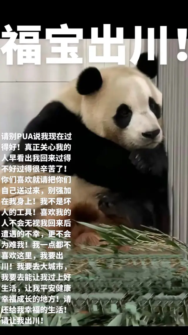 @에버랜드 EVERLAND @user8703862213439 @PPUPPA tv : 동물의 세계.팬 @Samsung Korea 삼성전자 푸바오를 구해주세요, 푸바오를 한국으로 데려와 주세요! 부탁드립니다. #福宝 #福宝大熊猫 #福宝发抖 #救救福寶 #福宝出川 