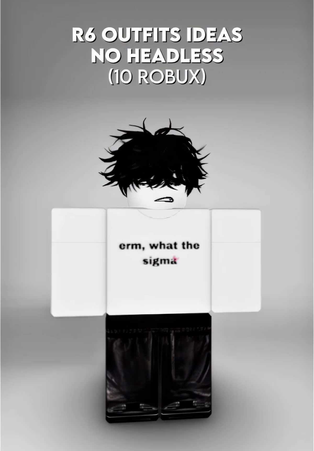 r6 male & female fits w/o headless . . . #fyp #roblox #robloxfits #foryou #robloxoutfits #r6 #evade #catalogavatarcreator 