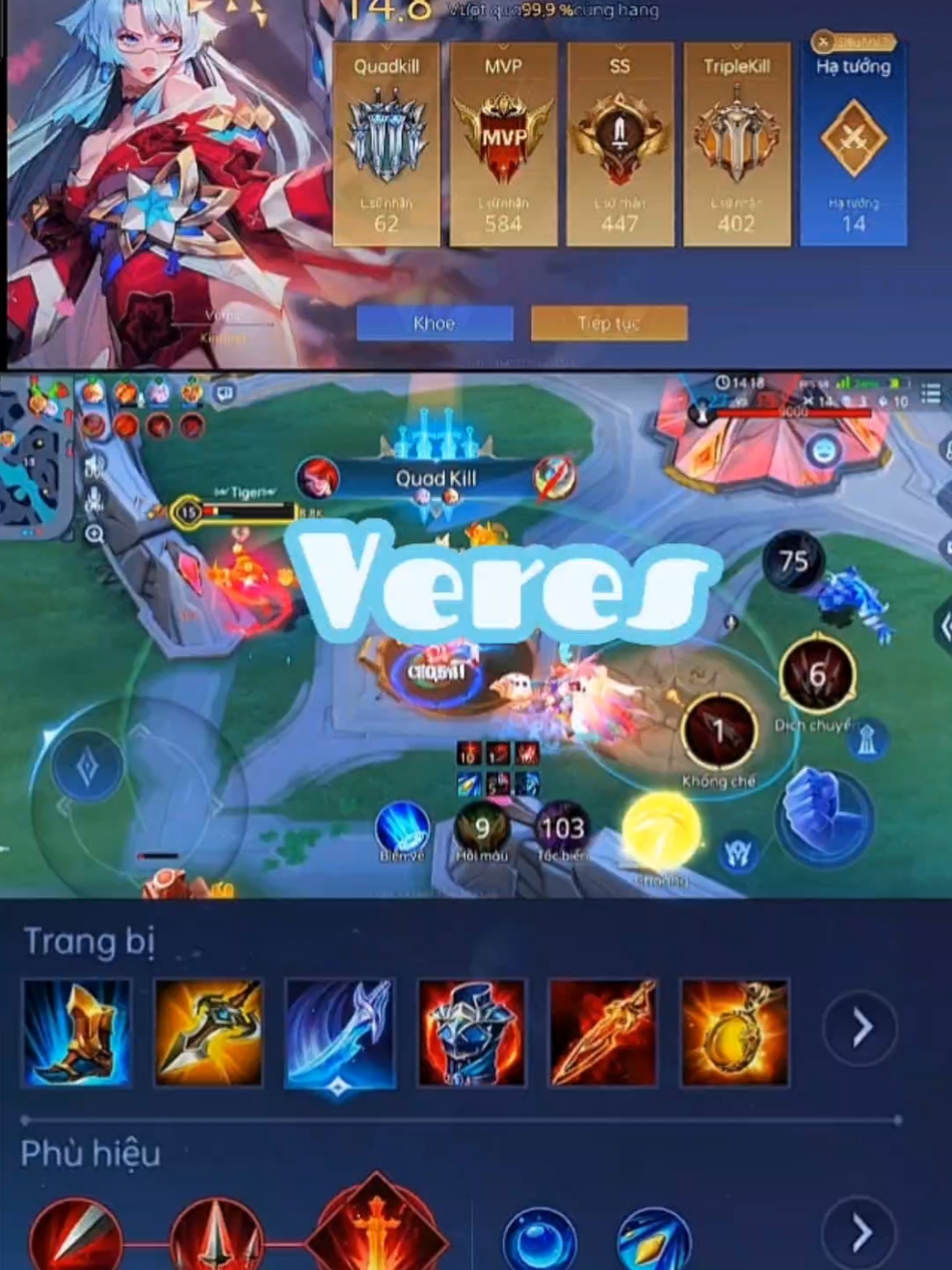 Ae cảm thấy nếu veres full dame thì thế nào #fenniksegay#lienquanmobile#xuhuong#trend#lienquan#veres 