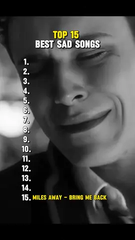Which is the saddest song on your mind? #fyp #foryou #Pastlive #sadsong #sadsongs #top10 #sad #songs #lonely