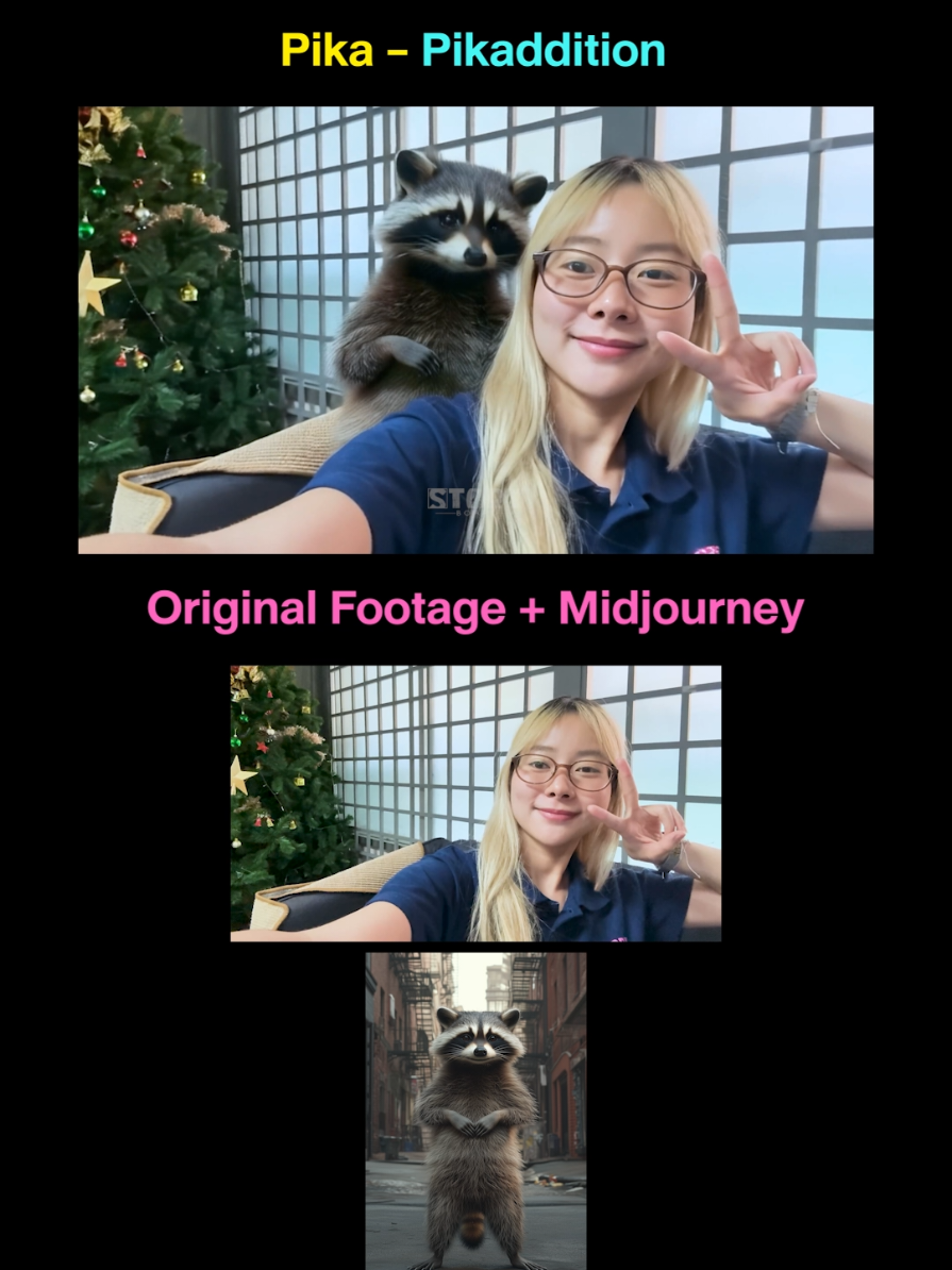 Pikaddition🔥 | เจนวิดีโอบนแพลตฟอร์ม Pika ด้วยฟีเจอร์ใหม่ ซึ่งฟีเจอร์ Pikaddition จากทาง Pika นั้น สามารถช่วยเพิ่มวัตถุ คน หรือสัตว์ ลงในวิดีโอที่ถ่ายจริงหรือวิดีโอที่สร้างจาก AI ได้อย่างลงตัว เพียงแค่อัปโหลดวิดีโอที่ต้องการพร้อมกับรูปภาพ โดยเราก็ได้เจนภาพด้วย Midjourney เพื่อใช้เป็นองค์ประกอบต่างๆ และพิมพ์ Prompt เพิ่มเติม เท่านี้ก็จะได้วิดีโอใหม่ที่ผสานองค์ประกอบต่าง ๆ เข้ากับวิดีโอเดิมแล้ว #Pika #Pikaddition #Midjourney 
