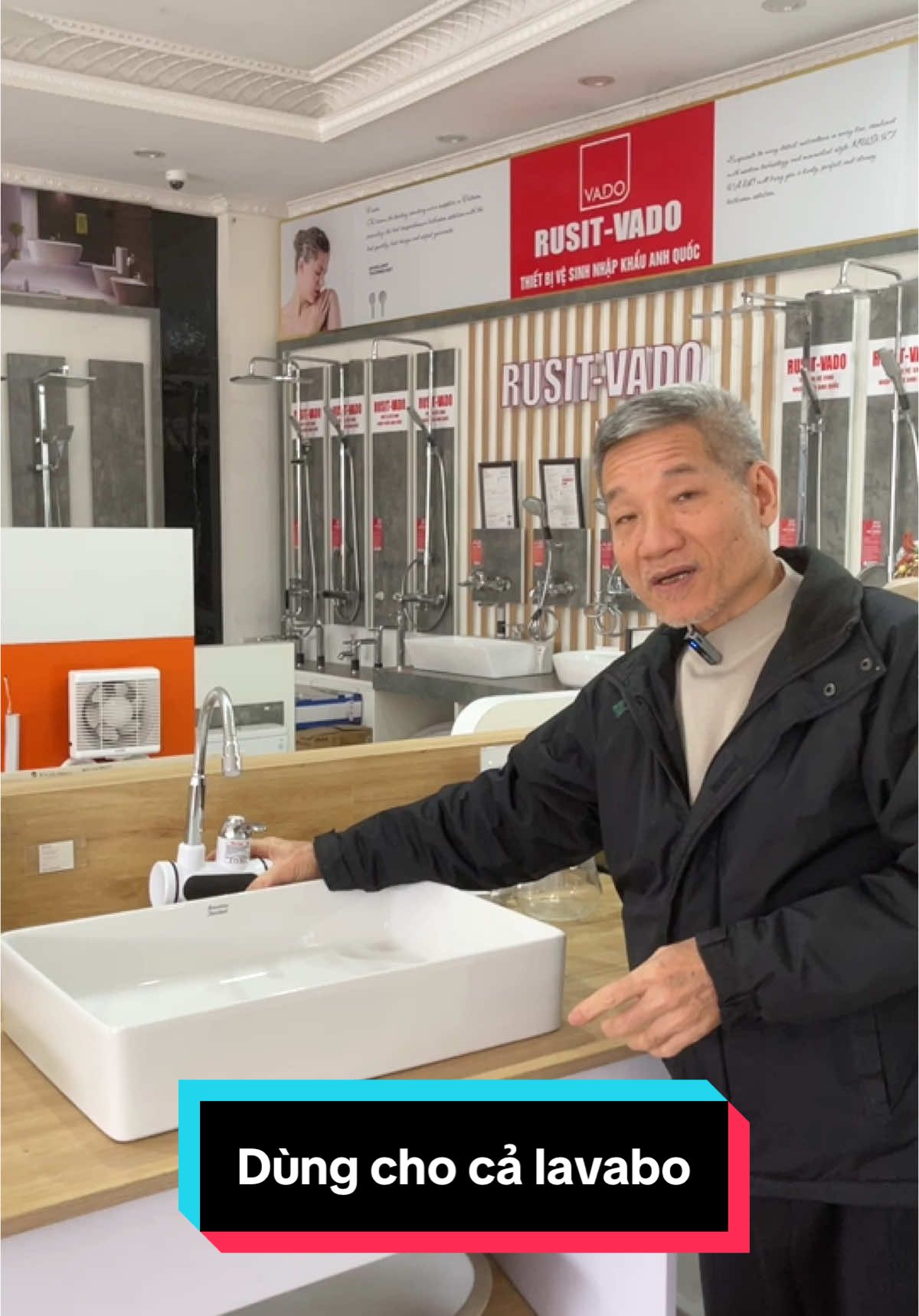 Máy nước nóng trực tiếp tại đầu vòi 3000w làm nóng 3s #voisoay180 #thinhhanh 