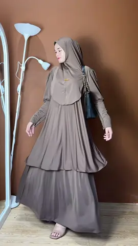 Cuma 100an dpt 4item baju rok hijab ciput , bahan jatuh adem Ld 120#setelanwanita #setelan #setrok #sethijab #kekinian 
