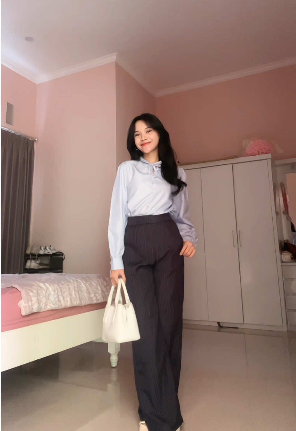 stripe pants 60k dengan cuttingan secakep inii🥹💗 