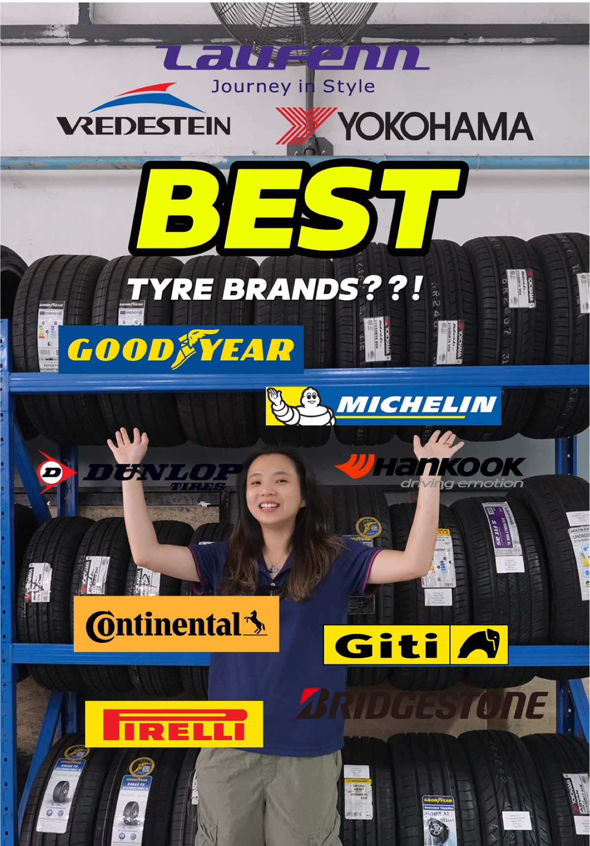 top tyre brands YOU NEED TO KNOW 🙂‍↔️ #tires #tyres #pitstoptyressingapore #pitstoptyres #carenrhusiast #caradvice #cartips #cartipswithcordi #tyrebrands #autocare 