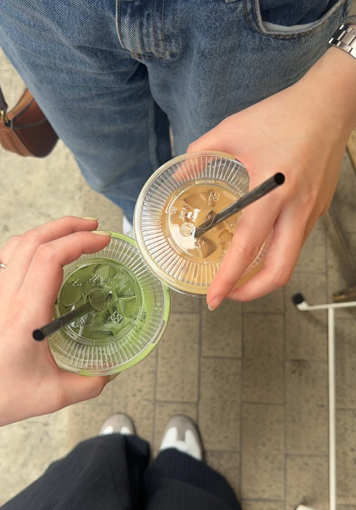 same same but diff @Willa #BestFriends #bestie #bestfriendgoals #transition #bestfriendday #coffee #coffeelover #coffeetime #cafe #match #cheers  