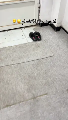 طلابة الاقسام ويا الشحاطات ماكو اي حل اذا مو قفل ومفتاح 🤣🤣 #اقسام_داخلية #الاقسام #شعب_الصيني_ماله_حل😂😂 #fyp #foryou 