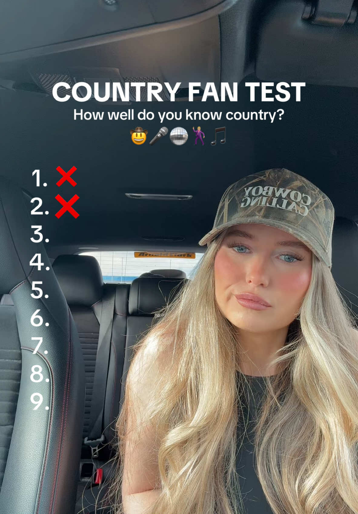 How well do you know country? I’m rubbish 😳 #ashleighvlogs #countrymusic #viral #countrymusictiktok #countrysinger #musictok #yeehaw #countrymusicchallenge #trending #fyp #oldcountry #scottishcowgirl #countrymusictiktoks #cowgirl #countrymusiclover #cowgirlup  #cowgirlcheck #countrymusicfan #countrymusicfans #scottishcowgirl #thescottishcowgirl #cowgirlfashion #westernfashiok #truckerhat #truckerhats #countryartist  #countryconcertoutfit #countrygirl #countrylife  #cowgirlsoftiktok✨ 