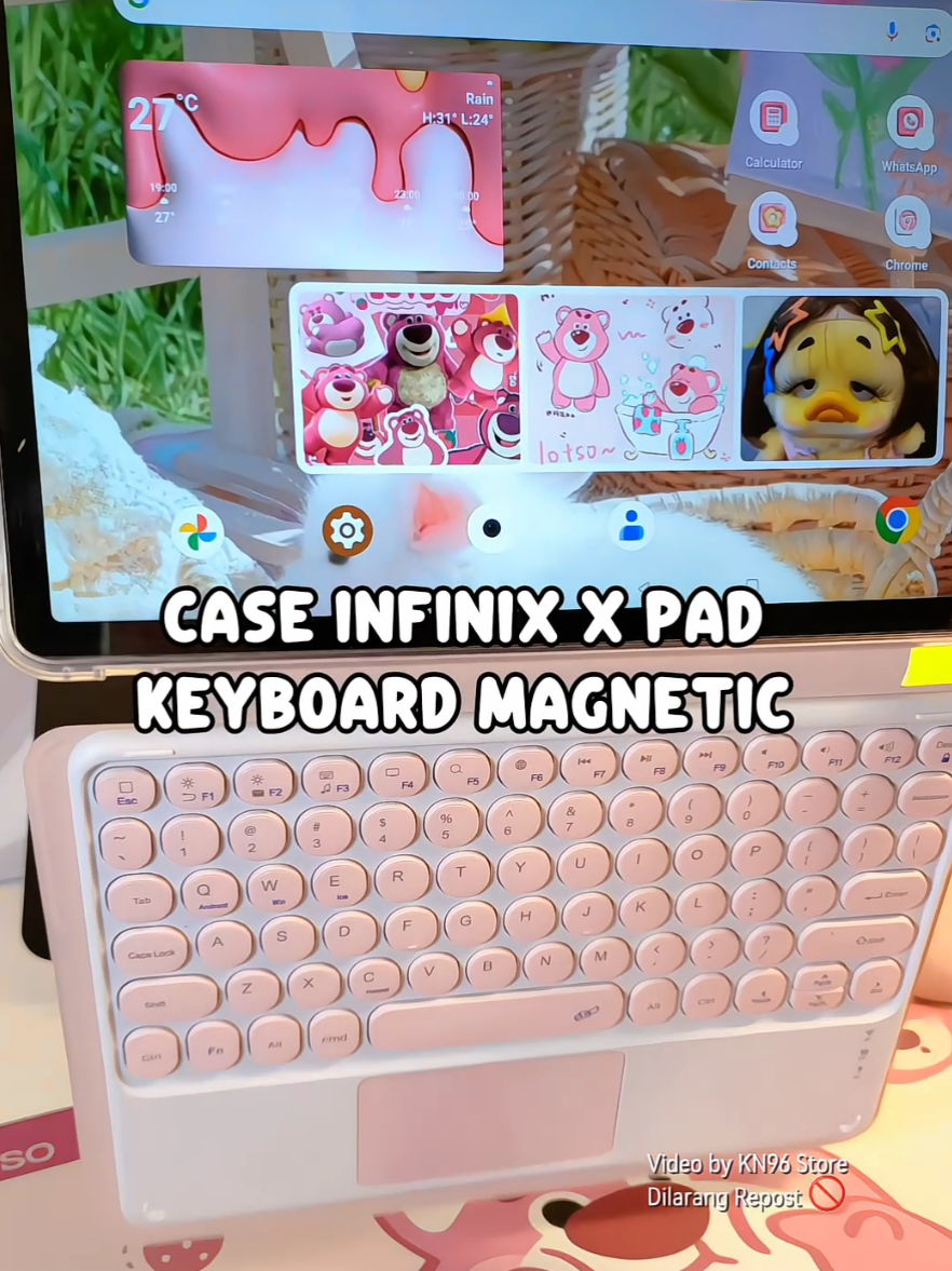 Membalas @always._lyn jadi case ini memang untuk Infinix x pad dan aku pakai untuk kerja biasanya dengan keyboard yang udah support magnetic. jadi gampang dibawa kemana2. #keyboard #infinixxpad #caseinfinixxpad #keyboards #pad #keyboardpad #fyp 
