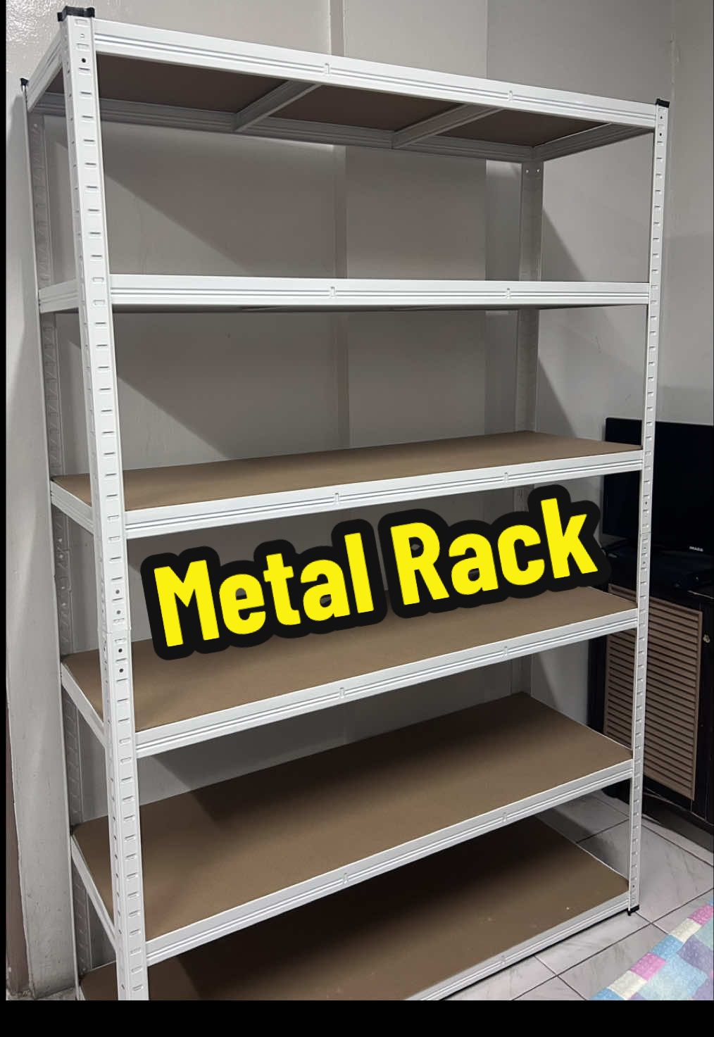 Metal Rack perfect pang tindahan, school, bahay at pang business. Meron din pure metal with bolt. Maraming layers ang pagpipilian, haba at lapad. 😊 #metalrackshelves #boltlessrack #rack #rackshelf #organizer #rackoraganizer #fyp 