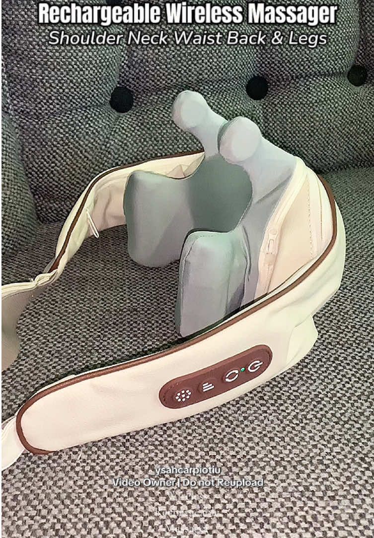 Wireless Rechargeable Massager. Deserve natin lahat to! Worth to buy to. ☺️ #MassageTherapy #SelfCare #Relaxation #Wellness #Massage #WirelessMassager #RechargeableMassager #MustHave 