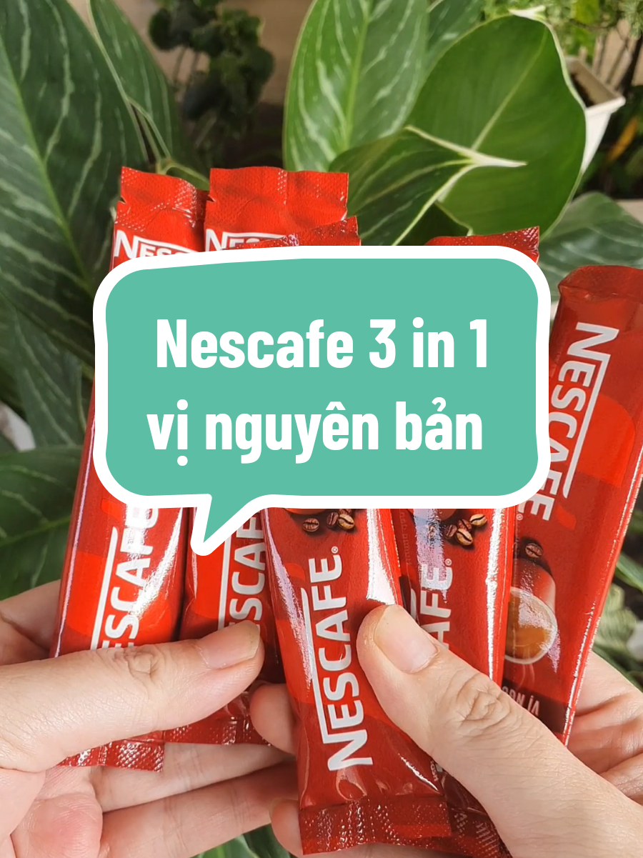 Nescafe 3 in 1 vị nguyên bản #trending #xuhuong #thinhhanh #viral #cafe #nescafe #nguyenban 