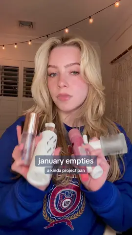 ignore my lipliner being unblended thanks #makeup #productempties #projectpan #beauty #emptieshaul 