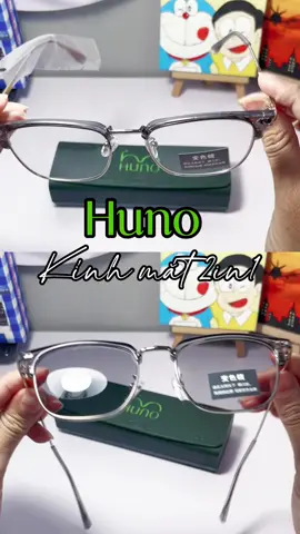 Kính đổi màu chống tia UV và ánh sáng xanh #huno #kinhdoimau #kinhchonguv #glasses #unisex #matkinhdoimau #reviewnuamua 