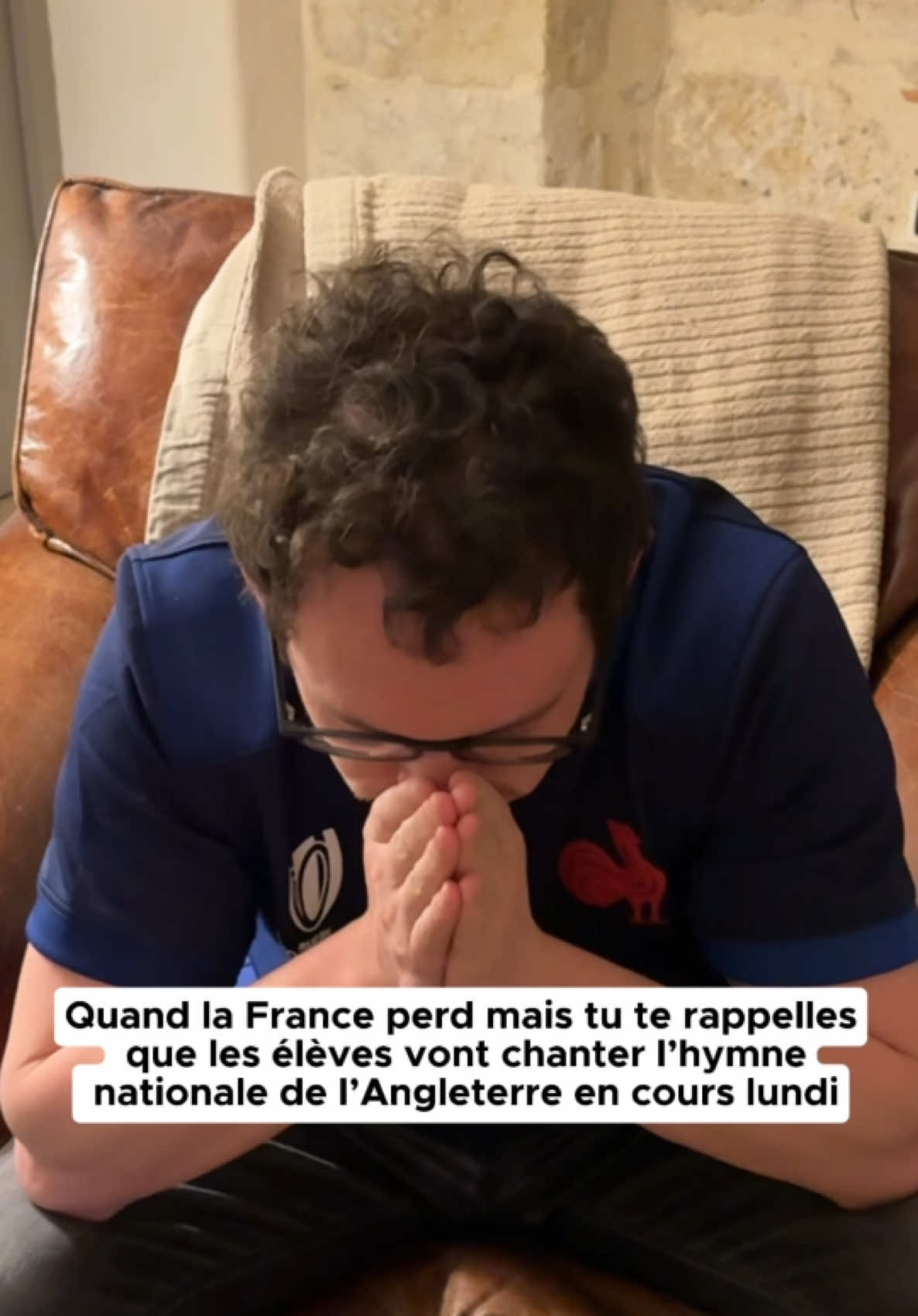 Je me sens coupable mais bon!!! 🤣👨🏻‍🏫 #prof #monsieurprof #professeur #cours #anglais #coursdanglais #english #eleves #eleve #élèves #college #lycee #crunch #sport #sixnations #rugby #sixnationsrugby #cruel 