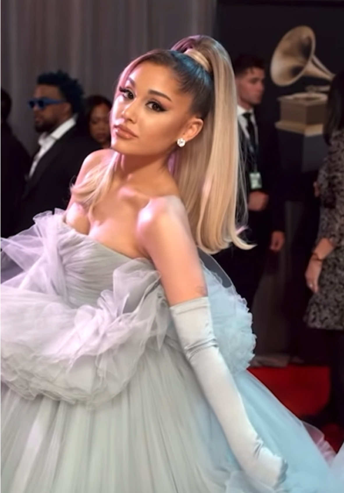 Forever one of my favorites! 🥰 #ArianaGrande #GlamBot #SlowMo #FYP #RedCarpet #ViralMoments #PopCulture#Splice 