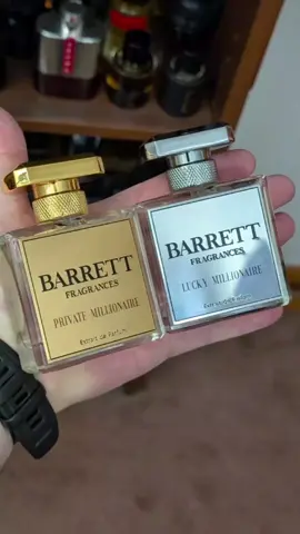 @Barrett Fragrances Official  Private Millionaire and Lucky Millionaire  Correction they are $47.99 for a 55ml before a discount. The price has slightly gone up since the last time I looked but that's still very affordable. Use the link in my Linktree to save 20 percent off your total.  Private Millionaire is their take on One Million Prive  Top Notes: Cinnamon, Blood Mandarin Heart Notes: Tobacco, Myrrh  Base Notes: Warm Patchouli, Indulgent Tonka Bean  Lucky Millionaire is their take on One Million Lucky Top Notes: Grapefruit, Plum  Heart Notes: Hazelnut, Jasmine  Base Notes: Warm Patchouli, Rich Cedarwood  #fragcomm #fragrancecollector #BarrettFragrances  #fragranceinfluencer  #freshscents #fragrancelover #fragrancearmy #fragrances #fragfanattic #fragporn #fragranceaddict #fragrance #fraghead #fragrancecollection #fragrancefanattic #fragrancecommunity #sillage #silllagesoldiers #teamoversprayers #fragranceunboxings  #perfumebottlecollector #fragrancereels  #scentoftheday #scentofthenight #designerfragrances #nichefragrances  #jeremysscents #fragrancefamily #indiefragrances  #Jesus 