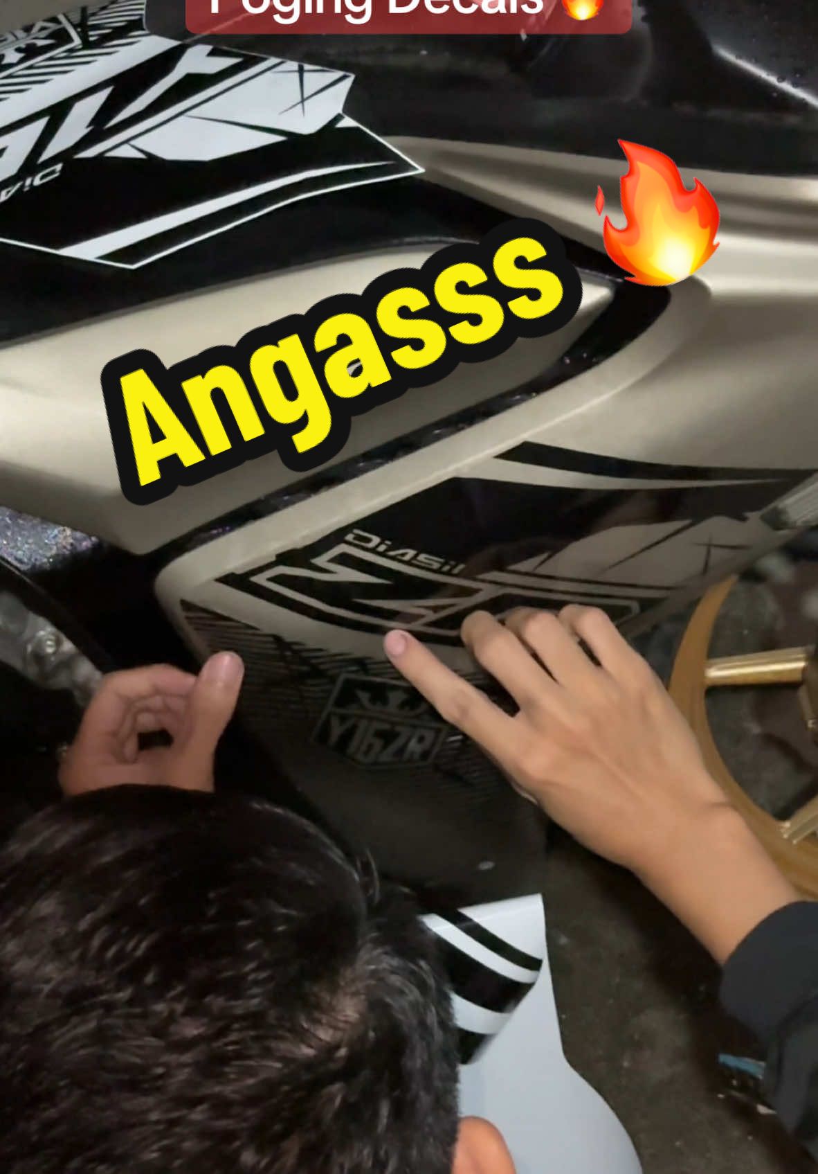 Replying to @Icarus Poging Decals mga Ssob #sniper155r #fypシ゚ #trending #motorcycle #