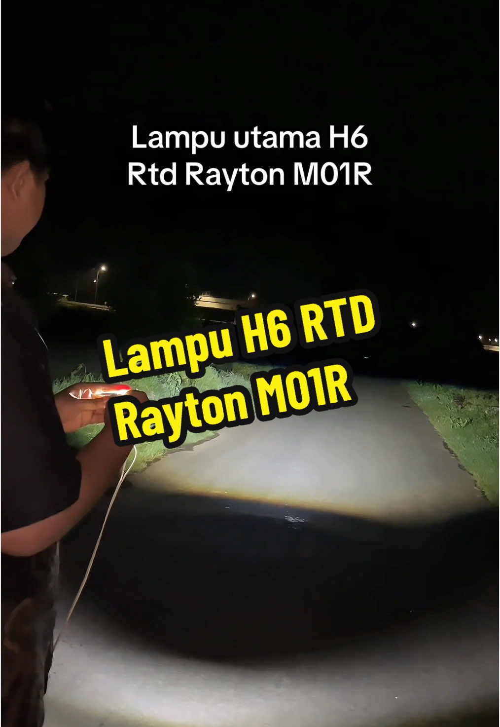 Lampu soket H6 cahaya biled #biled #biledprojector #minibiled #lampusoketh6 #rtdraytonm01r #okegarage 