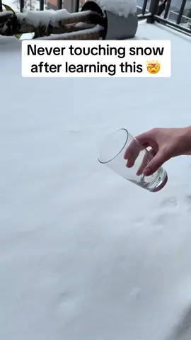 Most people don’t know this about snow #waitforit #noway #safety #lifehacks 
