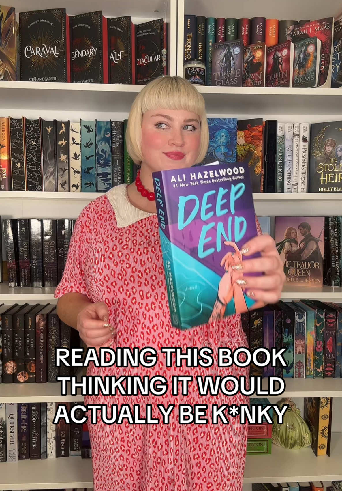 This book felt like all talk and no action! Still spicy but they built so much up and did not deliver! Deep end by Ali Hazelwood. #deepend #alihazelwood #alihazelwoodbooks #deependalihazelwood #Inverted 