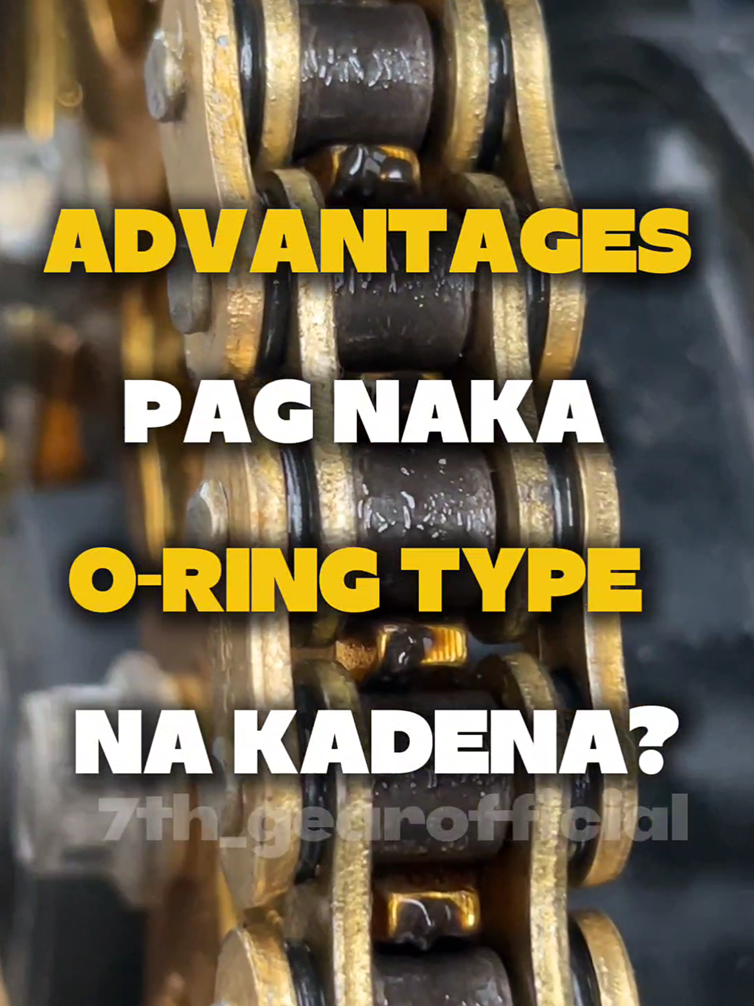 PART 1 | ADVANTAGES OF ORING TYPE  MOTORCYCLE CHAINS. #chain #motorcyclechain #rk #rktakasagochain #oringseal #oringchain #oringchains 