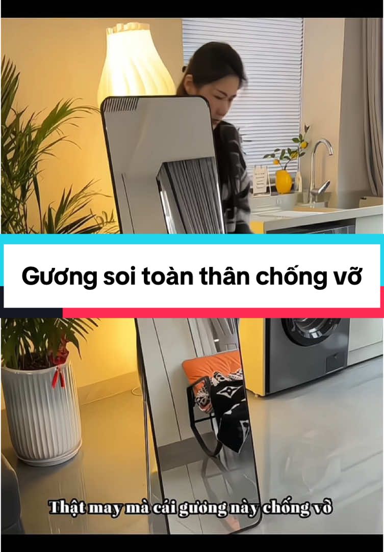 Gươmg soi toàn thân di động chống vỡ #giadung #giadungthongminh #giadungtienich #guong #guongsoitoanthan #guongsoitoanthanchongvo 